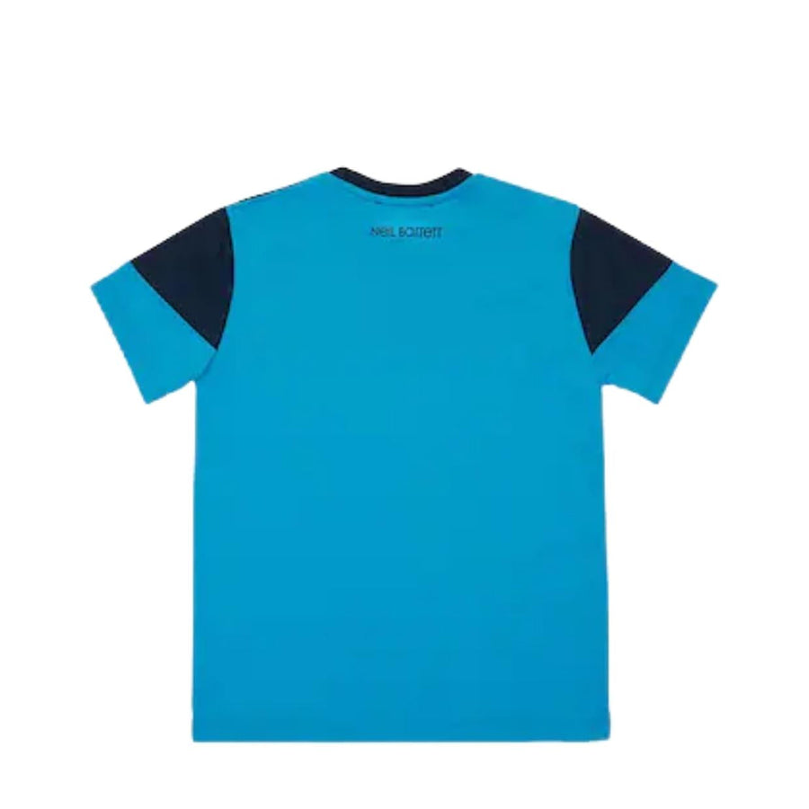 Neil Barrett Kids Blue Lighting Bolt Print T-Shirt