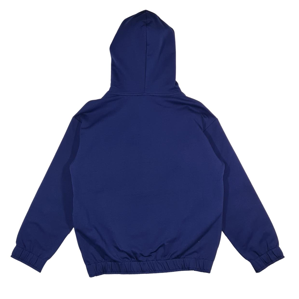 Armani Junior Blue Logo Hoodie