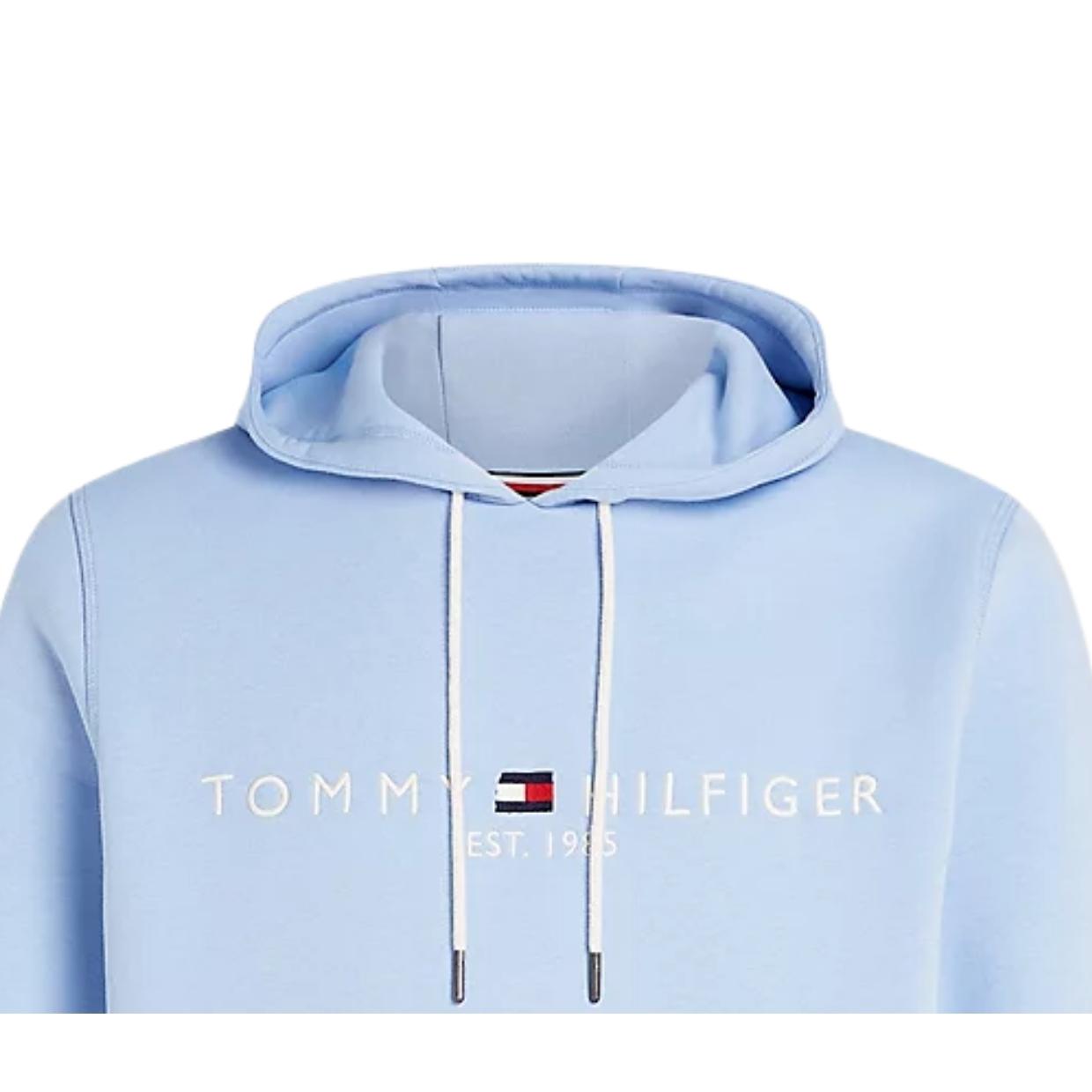 Tommy Hilfiger Flex Fleece Logo Vessel Blue Hoodie
