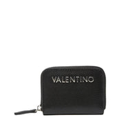 Valentino Bags Black Small Divina Zip Round Purse
