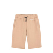 Balmain Kids Beige Logo Sweat Shorts