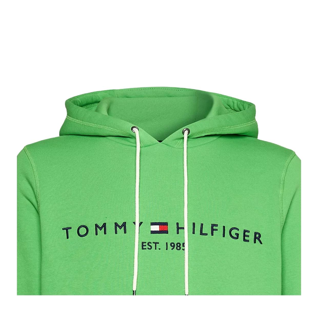 Tommy Hilfiger Flex Fleece Logo Spring Lime Hoodie