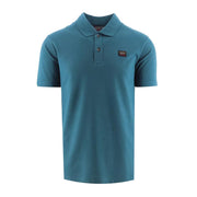 Paul & Shark Logo Badge Teal Blue Polo Shirt