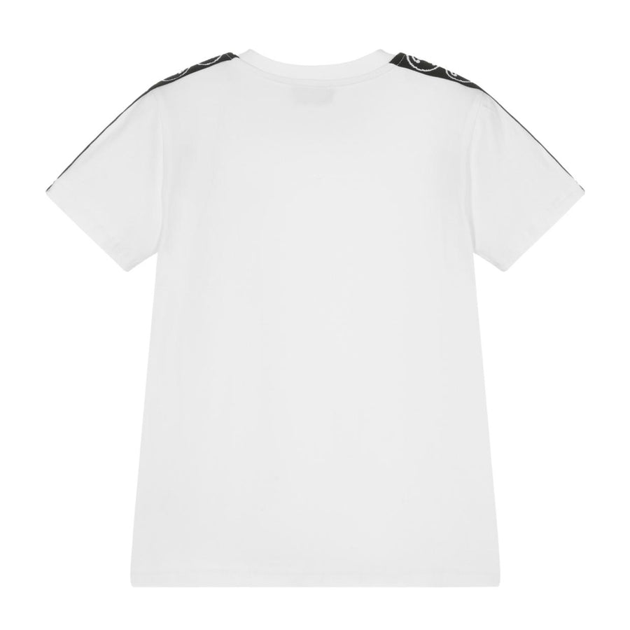 Moschino Kids Double Question Mark Logo Tape T-Shirt