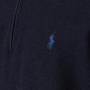 Ralph Lauren Navy Half Zip Logo Sweatshirt