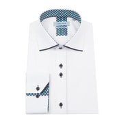 Guide London Panelled Collar White Shirt