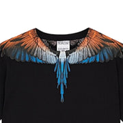 Marcelo Burlon Kids Printed Wings Black T-Shirt