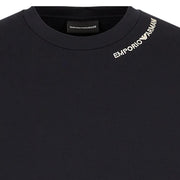 Emporio Armani Embroidery Logo Dark Navy Sweatshirt