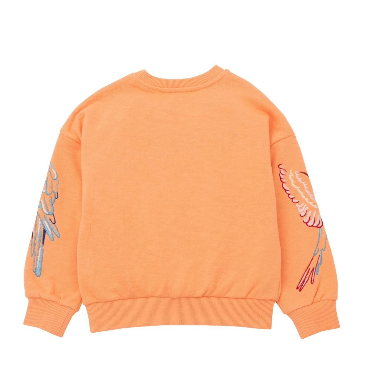 Kenzo Kids Orange Elephant Logo Sweatshirt