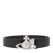 Vivienne Westwood Palladium Silver Orb Buckle Belt