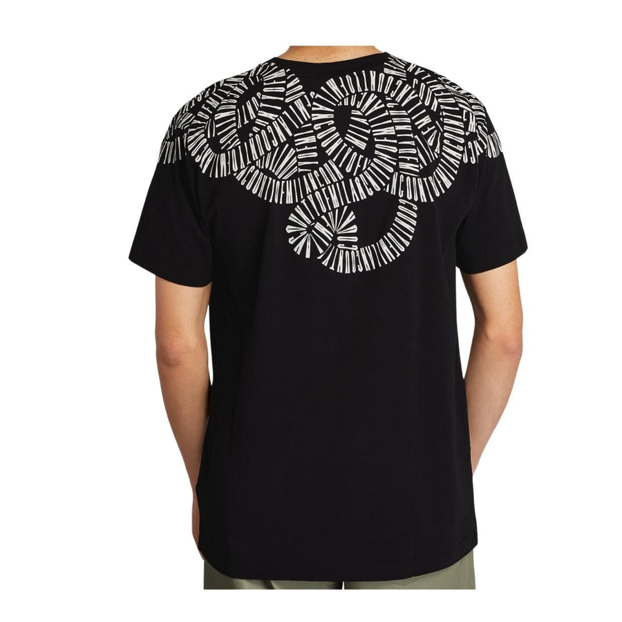 Marcelo Burlon Snake Print Wings Black T-Shirt