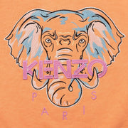 Kenzo Kids Orange Elephant Logo Sweatshirt