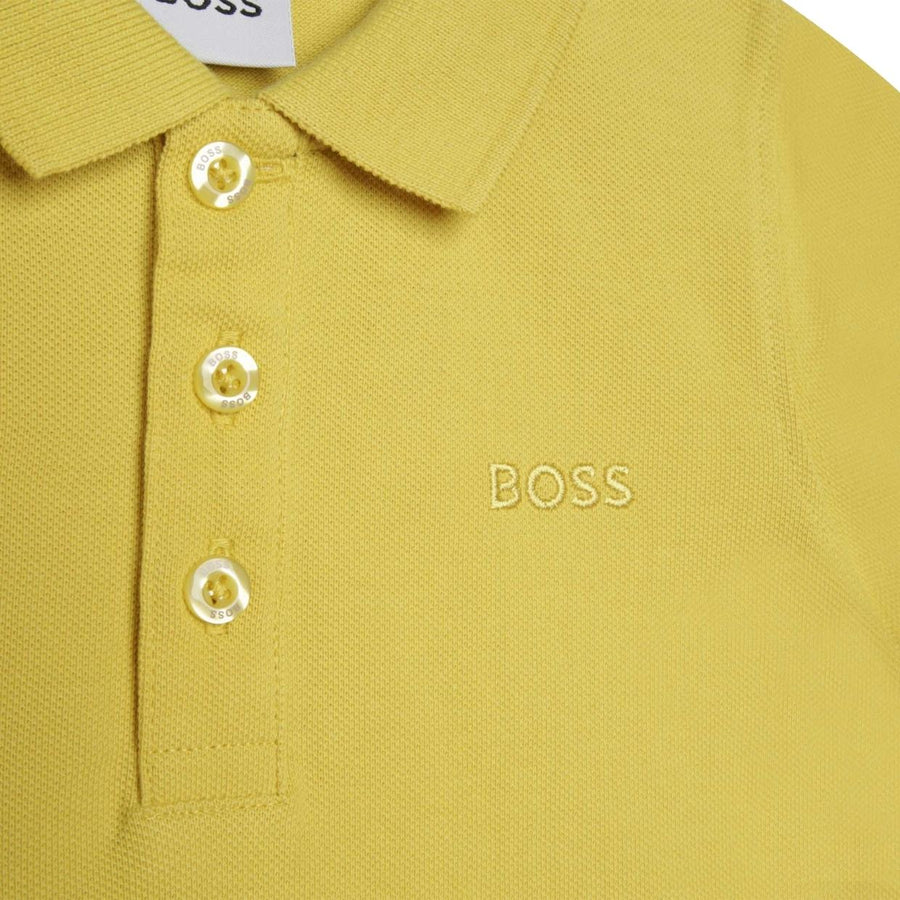 BOSS Baby Logo Lime Polo Shirt