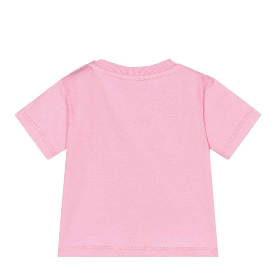 Moschino Baby Pink Teddy Print T-Shirt