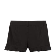 Moschino Kids Black Frill Shorts