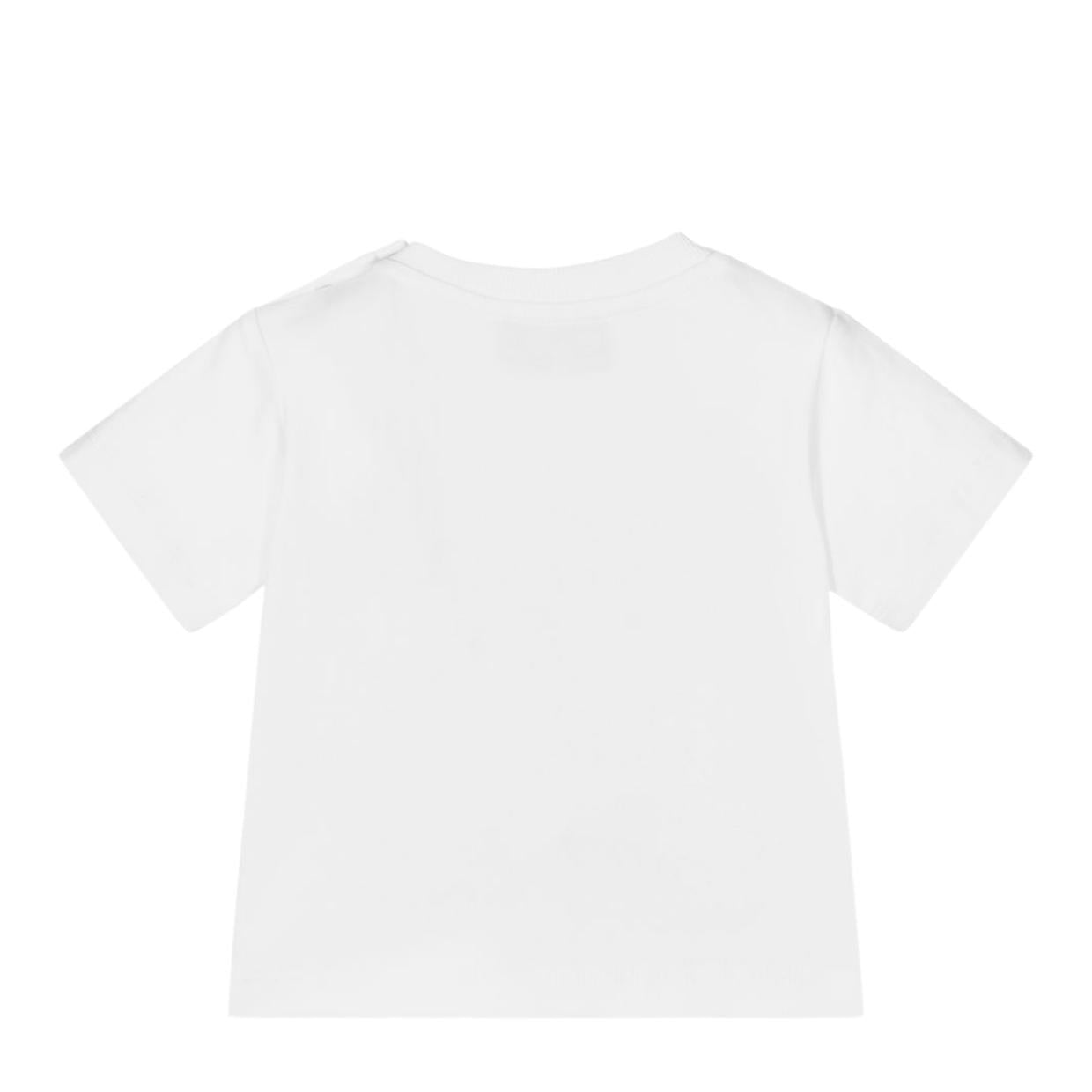 Moschino Baby White Teddy Print T-Shirt