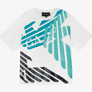 Emporio Armani Junior Oversized Eagle Print Logo T-Shirt