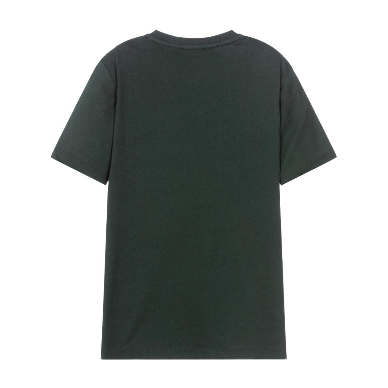 Emporio Armani Junior Monogram Eagle Logo Green T-Shirt