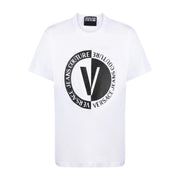 Versace Jeans Couture Printed White T-Shirt