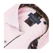 Guide London Leaf Collar Pink Shirt