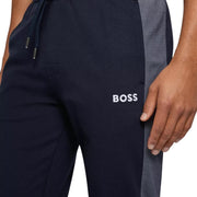 BOSS Navy Contrast Logo Tracksuit Jogging Bottoms