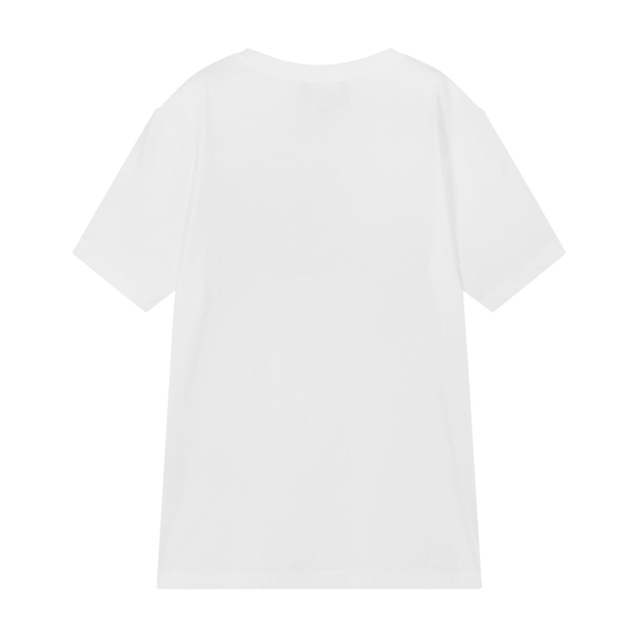 Emporio Armani Junior Monogram Eagle Logo White T-Shirt