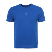 Ralph Lauren Logo Custom Slim Fit Blue T-Shirt