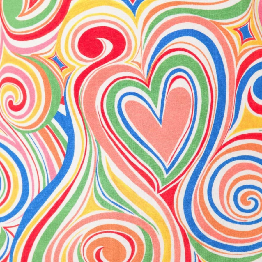 Love Moschino Multicolour Heart Logo T-Shirt