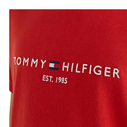 Tommy Hilfiger Logo Slim Fit Red T-Shirt