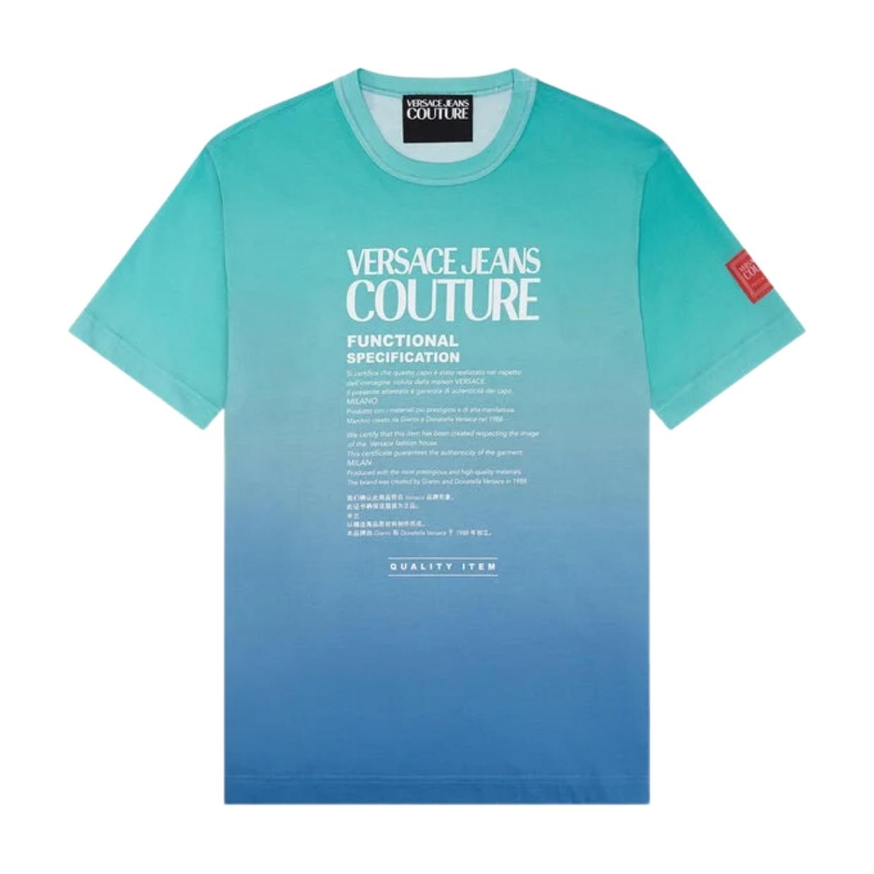 VERSACE JEANS COUTURE, Turquoise Women's T-shirt