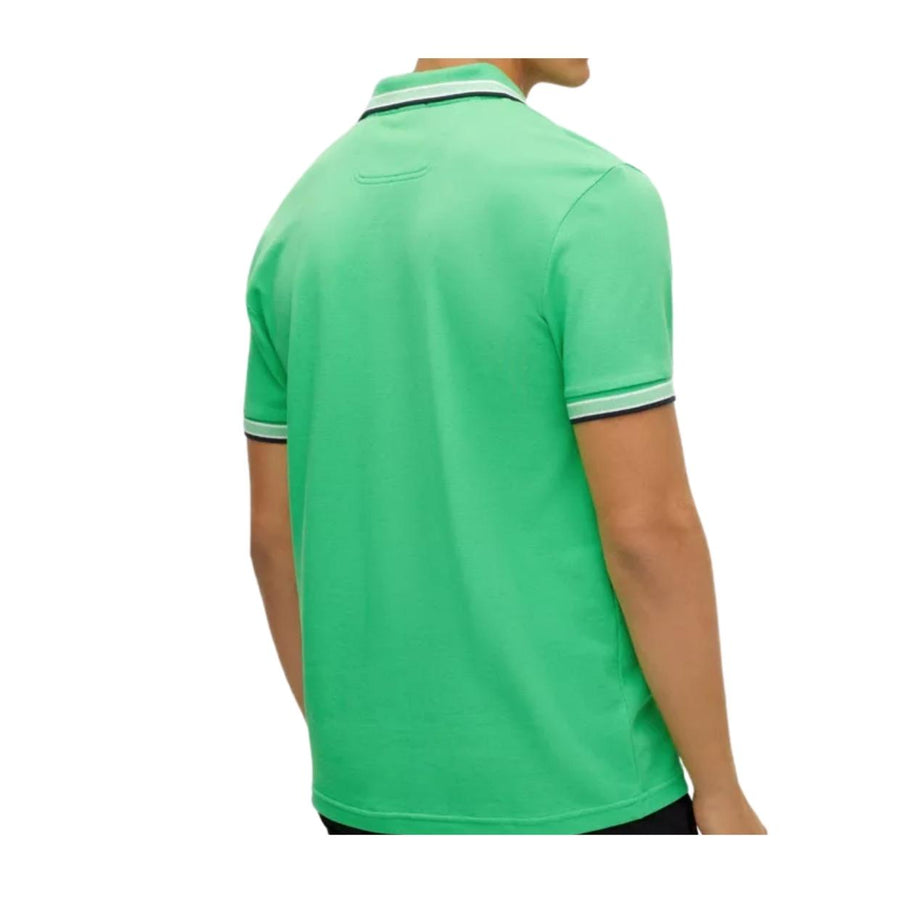 BOSS Paddy Embroidered Logo Green Polo Shirt