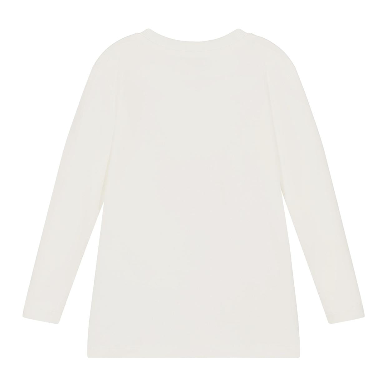 Moschino Kids Teddy Bear Bag Design White T-Shirt