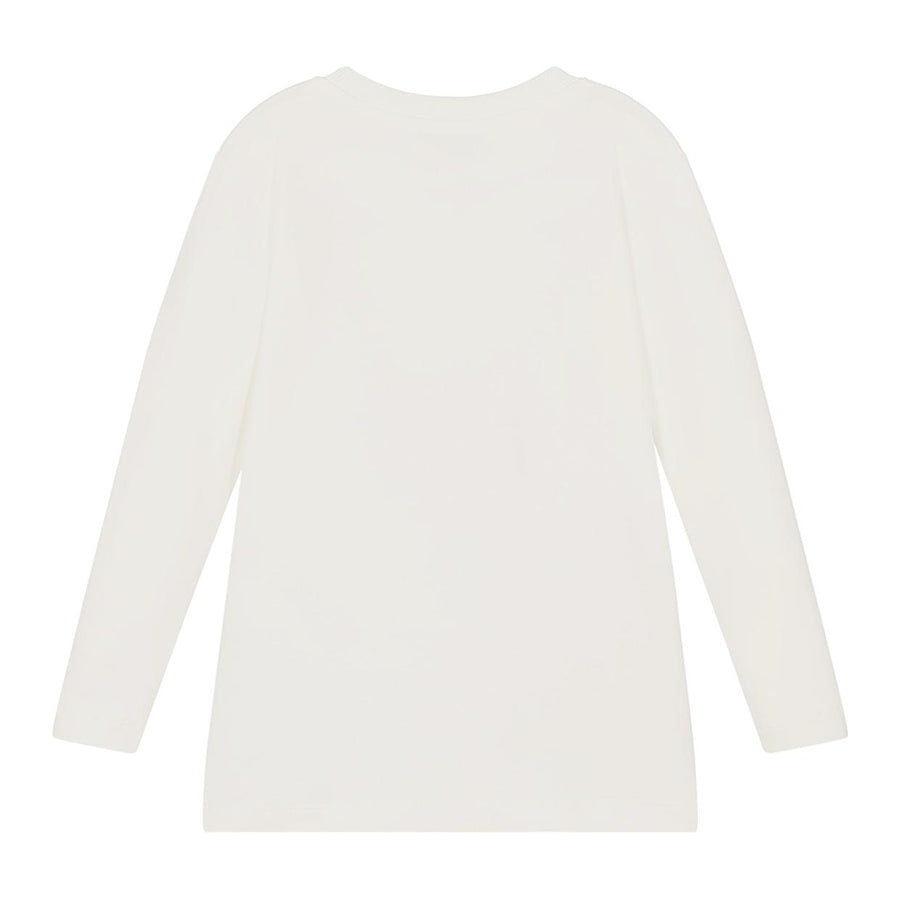 Moschino Kids Teddy Bear Bag Design White T-Shirt