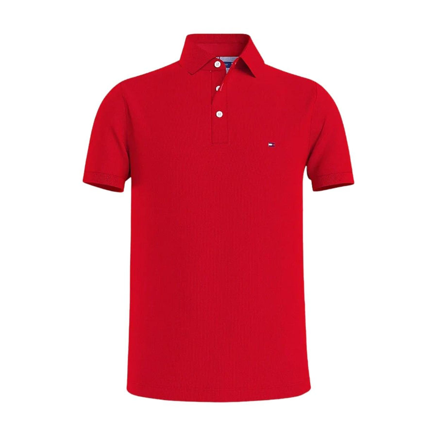 Tommy Hilfiger 1985 Slim Fit Red Polo Shirt