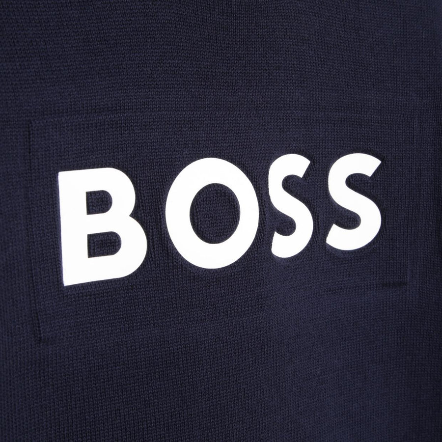 BOSS Kids Navy BOSS Logo Sweatshirt