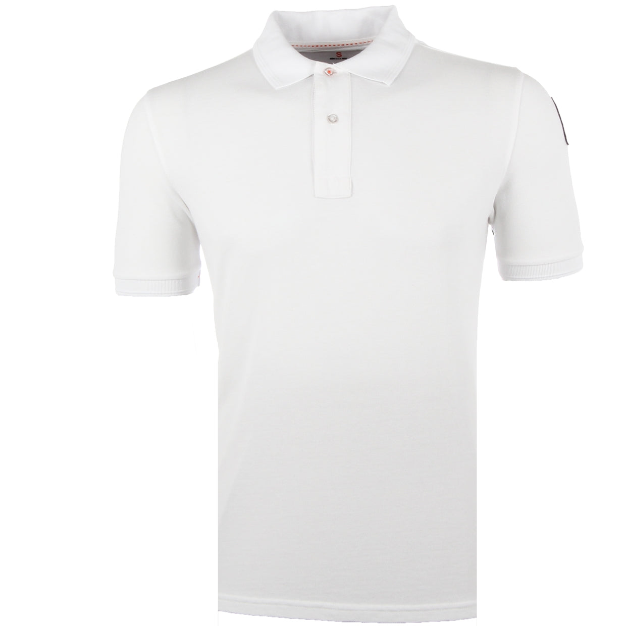 ParaJumper White Patch Logo Polo Shirt - Retro Designer Wear