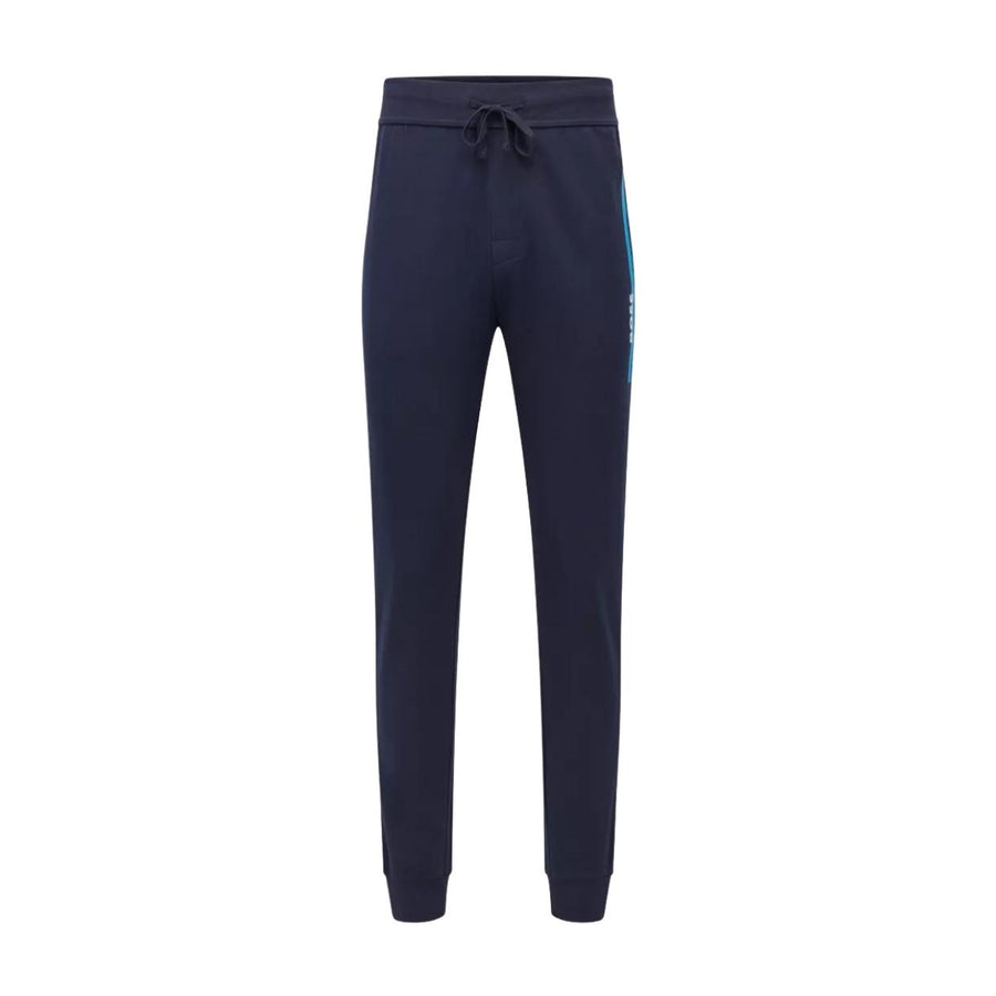 BOSS Navy Stripe Logo Authentic Joggers