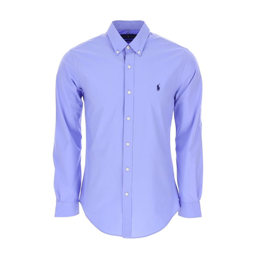 Ralph Lauren Logo Blue Slim Fit Shirt