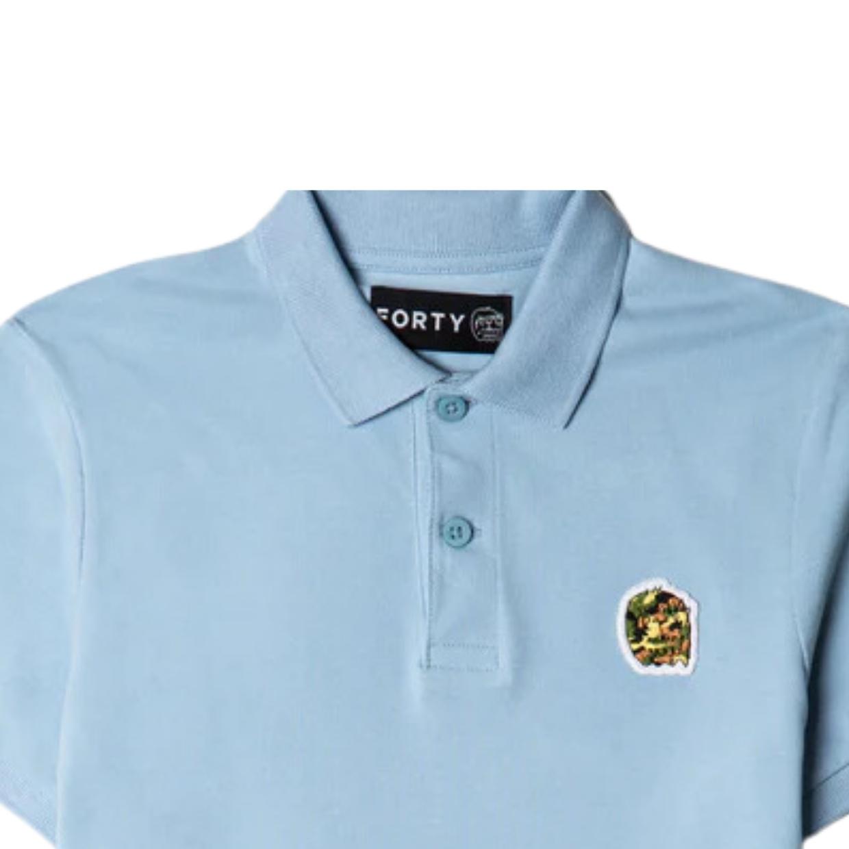 Forty Kids Draper Sky Blue Polo Shirt