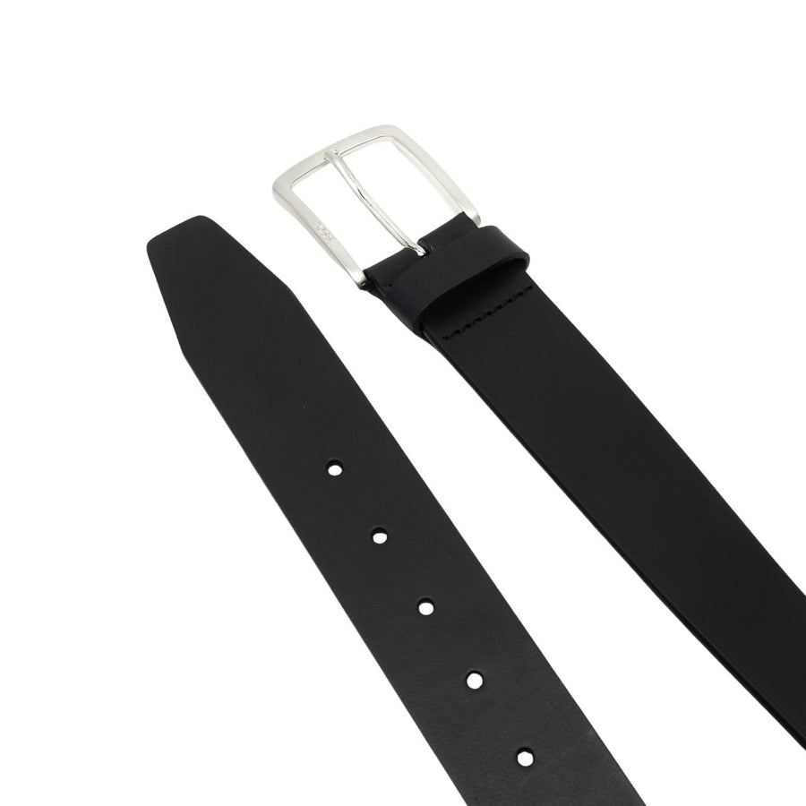 BOSS Jor-V Black Leather Belt