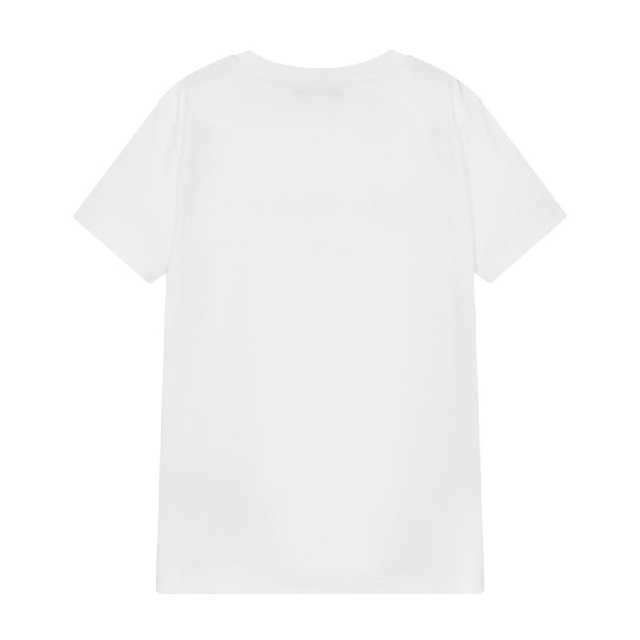 Balmain Kids Printed Logo White T-Shirt