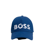 BOSS Logo Pixel Blue Cap