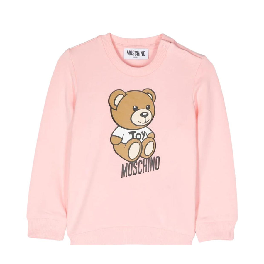 Moschino Baby Pink Teddy Bear Sweatshirt