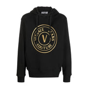 Versace Jeans Couture V Emblem Motif Hoodie