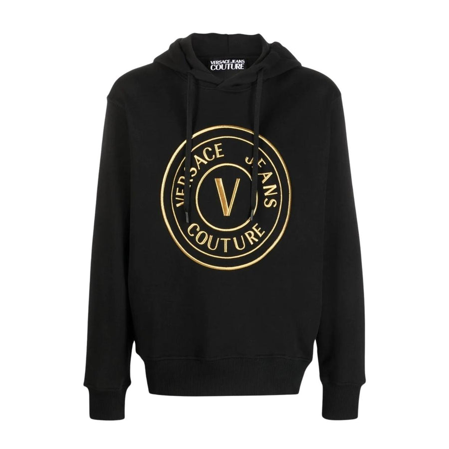 Versace Jeans Couture V Emblem Motif Hoodie