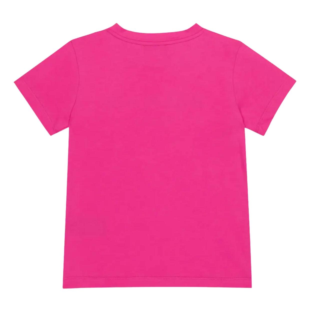 Balmain Kids Printed Logo Pink T-Shirt