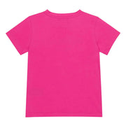 Balmain Kids Printed Logo Pink T-Shirt