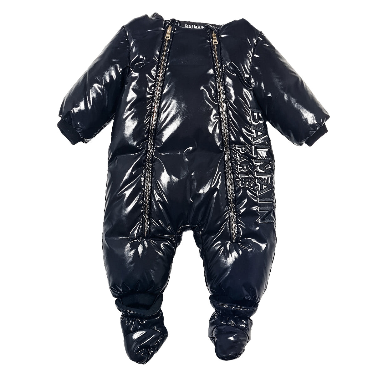 Balmain Paris Baby Puffer Jumpsuit