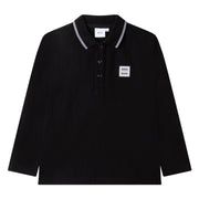 Boss Kids Black Long Sleeve Polo Shirt