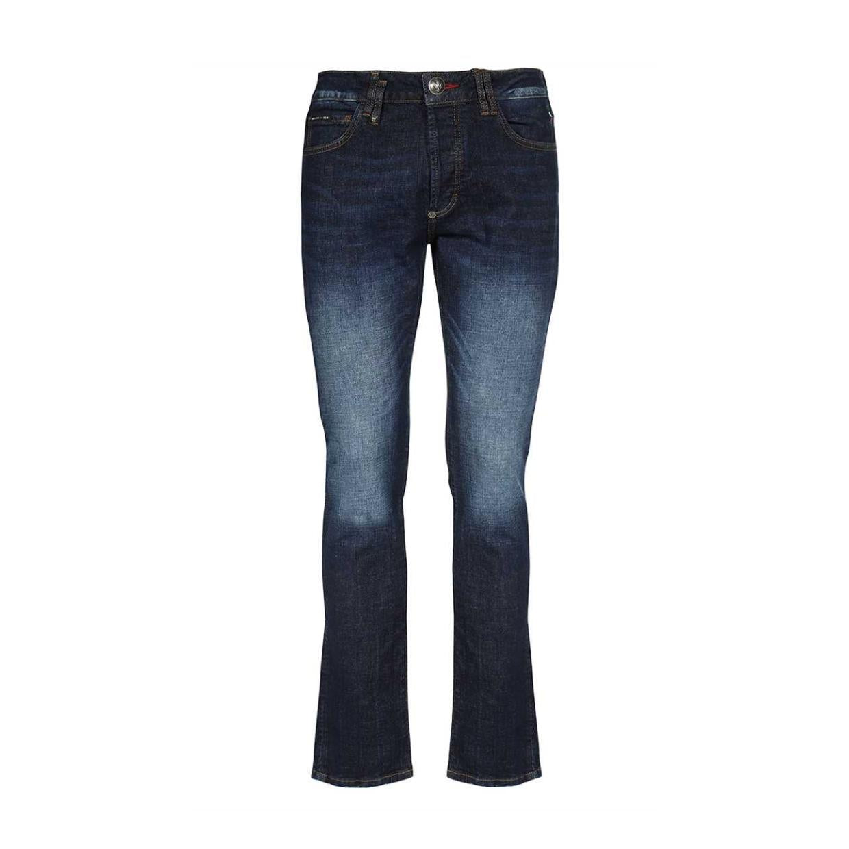 Philipp Plein Super Straight Cut Institutional Jeans